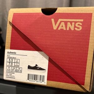 Vans Authentic Black Sneakers Unisex